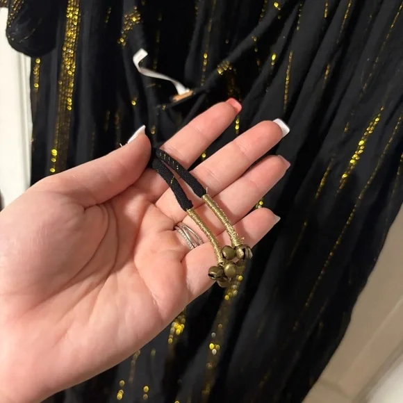 Free People Huxley Gauzy Maxi Dress Endless Summer L - Picture 7 of 7